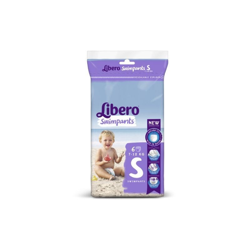 Libero Swimpants S 7-12kg 6 Unidades