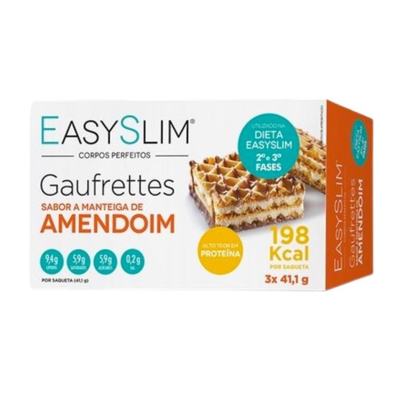 Easyslim Gaufrett Manteiga Amend 41,1g X 3