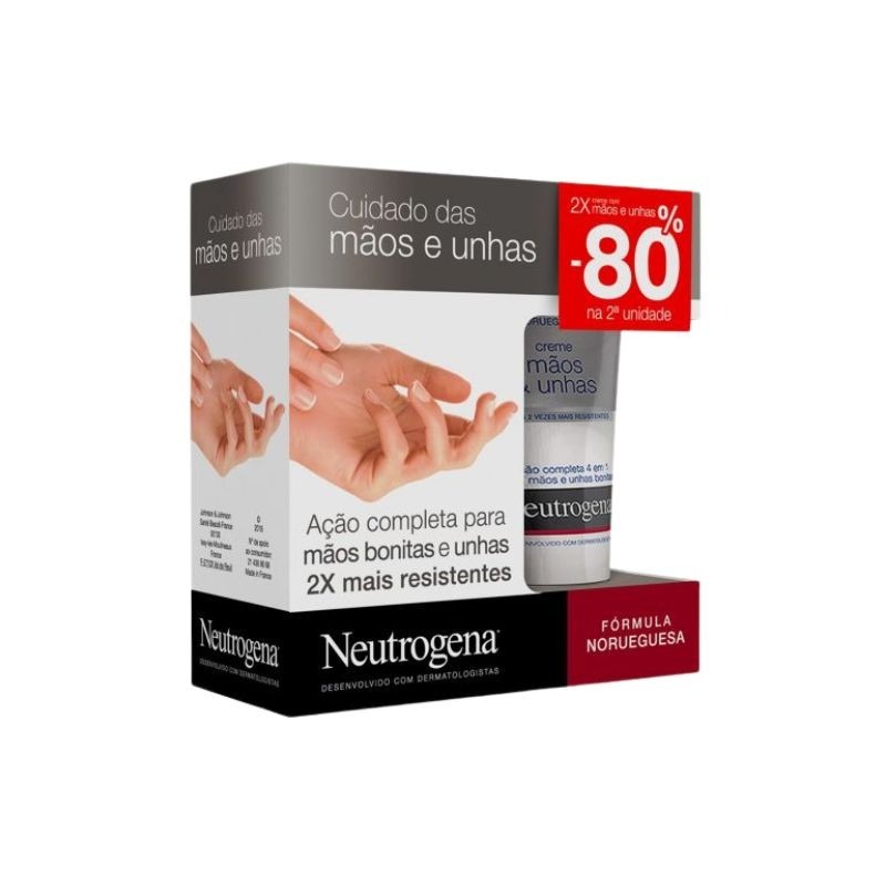 Neutrogena Creme de Mãos e Unhas 2x75ml