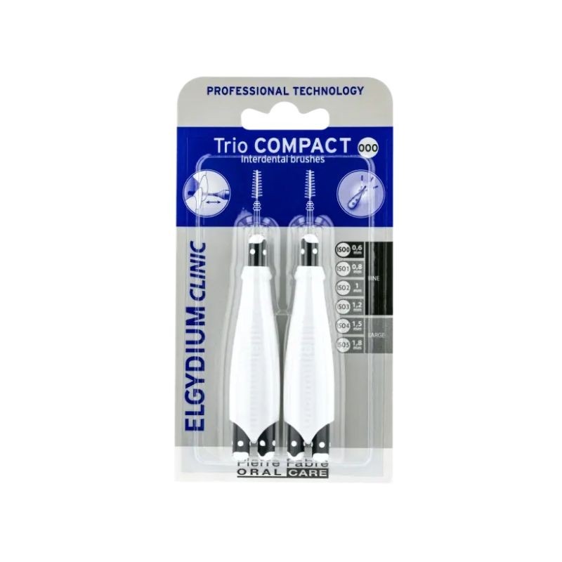 Elgydium Clinic Trio Compact Escovilhão Muito Estreitos 2 unidades