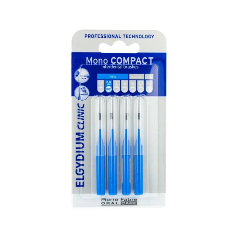 Elgydium Clinic Mono Compact Escovilhão Azul 4 unidades