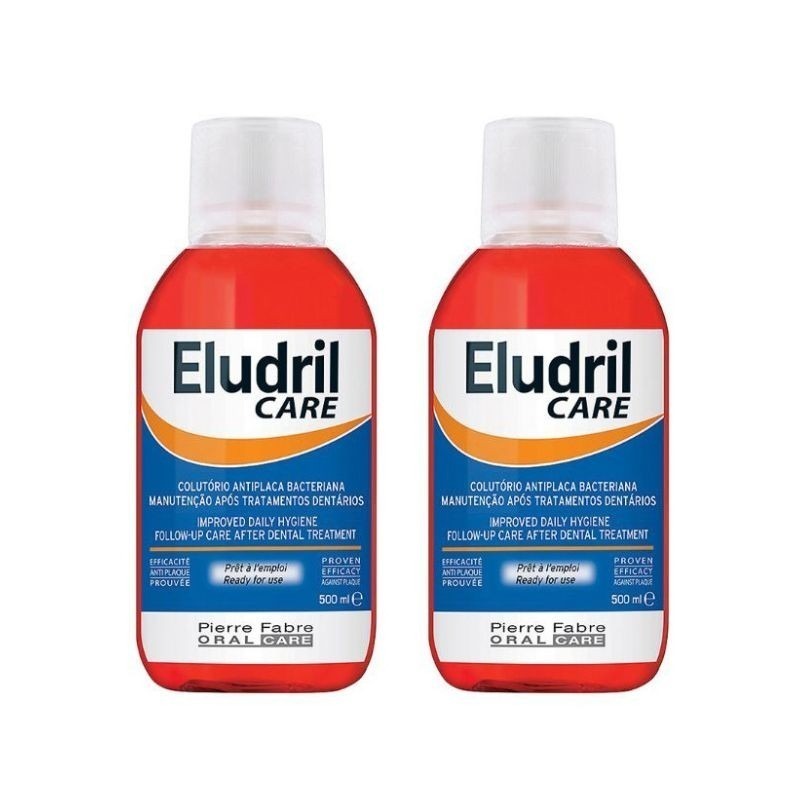 Eludril Care Colutório Uso Diário 2x500ml Eludril Care Colutório Uso Diário 2x500ml