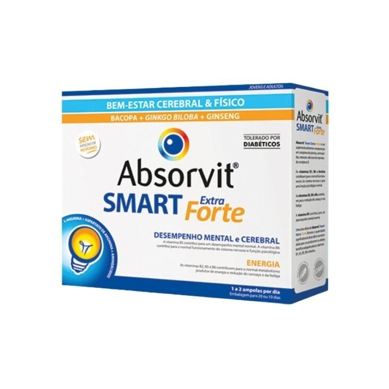 Absorvit Smart Extra Forte 30 ampolas