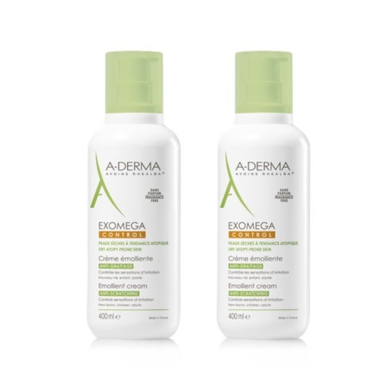 A-derma Exomega Control Creme Emoliente 2x400ml