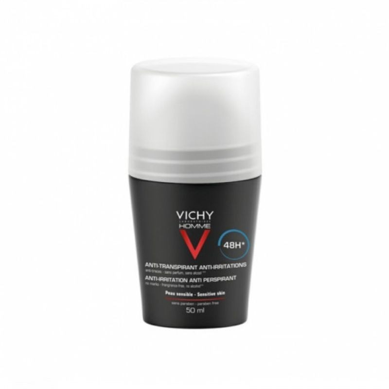 Vichy Homme Desodorizante Roll-On Antitranspirante 48h 50ml