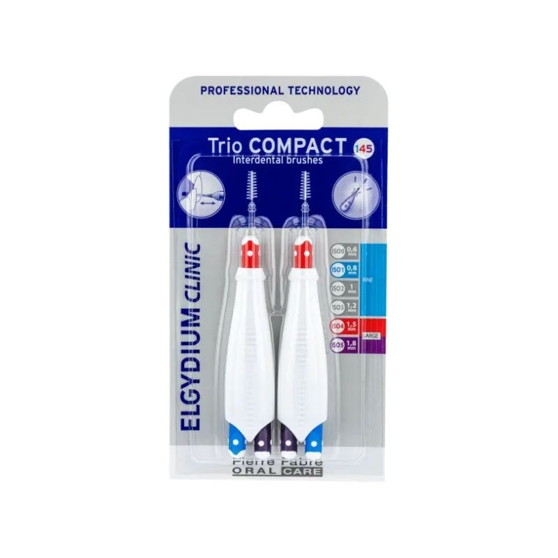 Elgydium Clinic Trio Compact Escovilhão Largos e Mistos 2 unidades