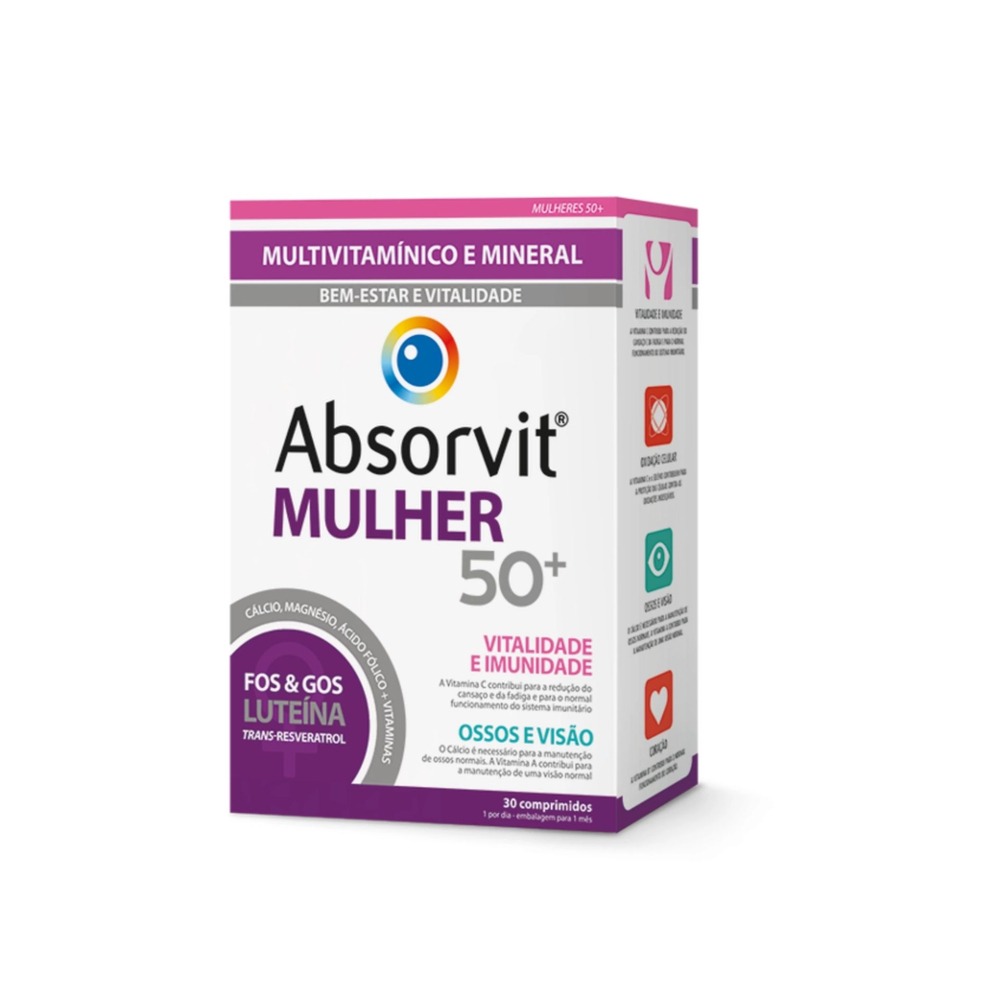Absorvit Mulher 50+ Comp X30