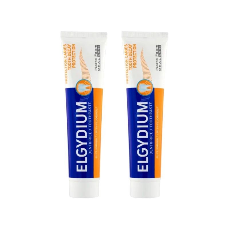 Elgydium Pasta Dentrífica Prevenção Cáries 2x75ml Elgydium Pasta Dentrífica Prevenção Cáries 2x75ml