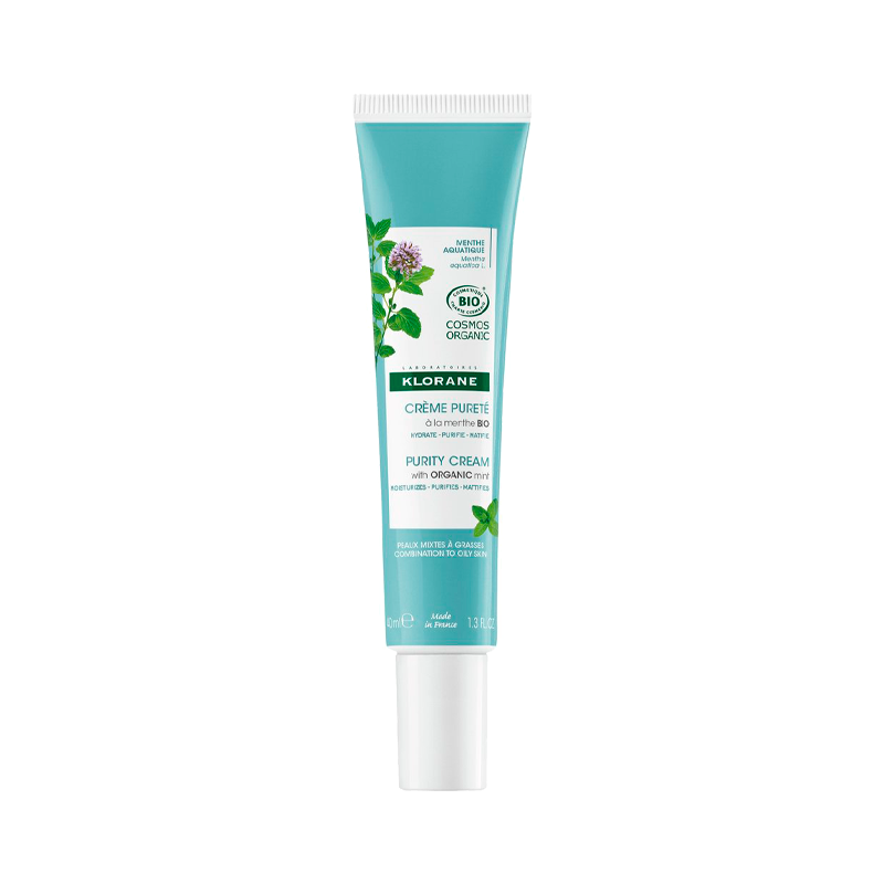 Klorane Detox Menta Aquática Pureza Creme de Rosto 30ml