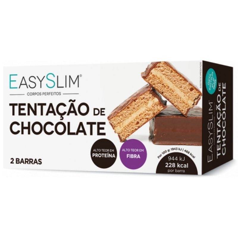 Easyslim Barras Tentacao Chocol 48,7 X 2 Easyslim Barras Tentacao Chocol 48,7 X 2