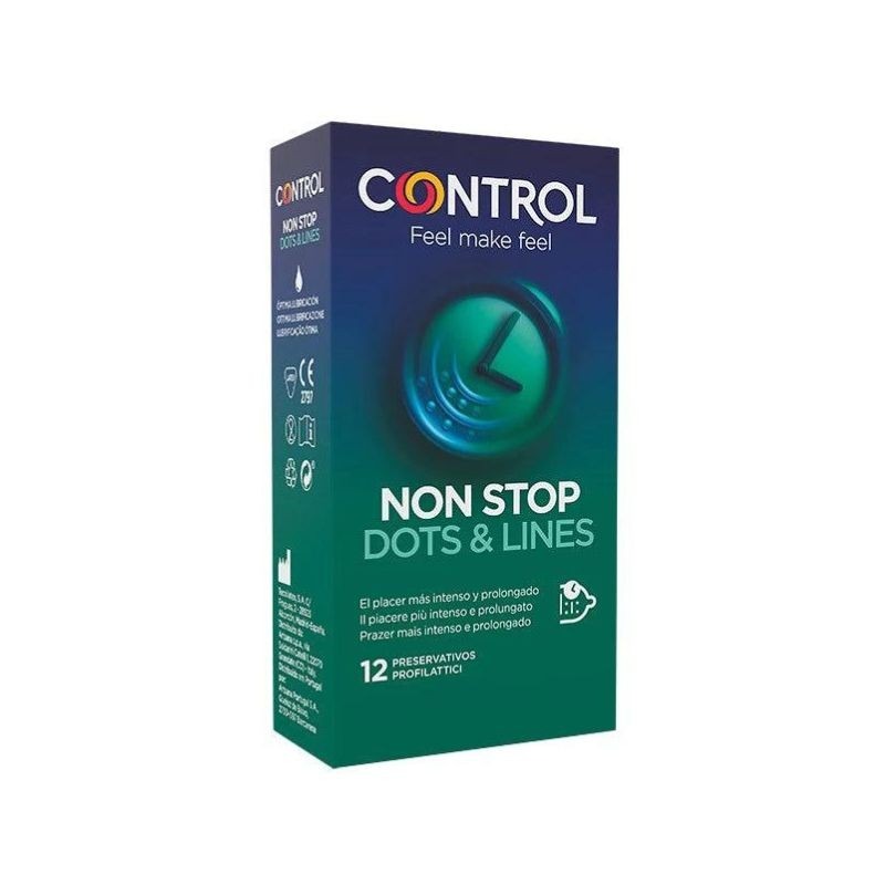 Control Non Stop Dots & Lines 12 Preservativos