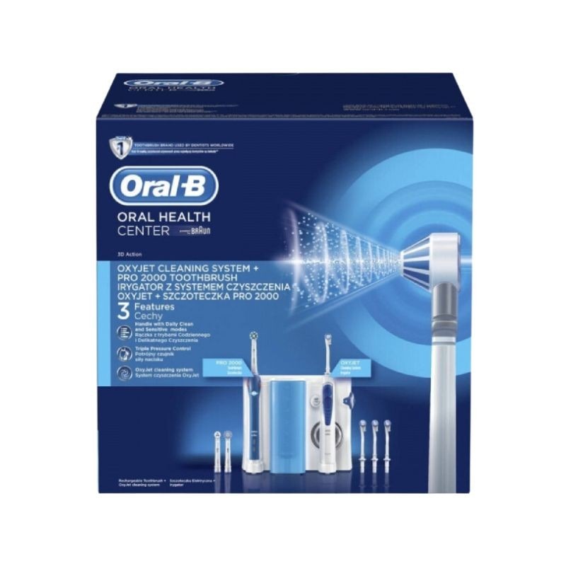 Oral-B Centro Dentário Oxyjet & Escova Pro 2000