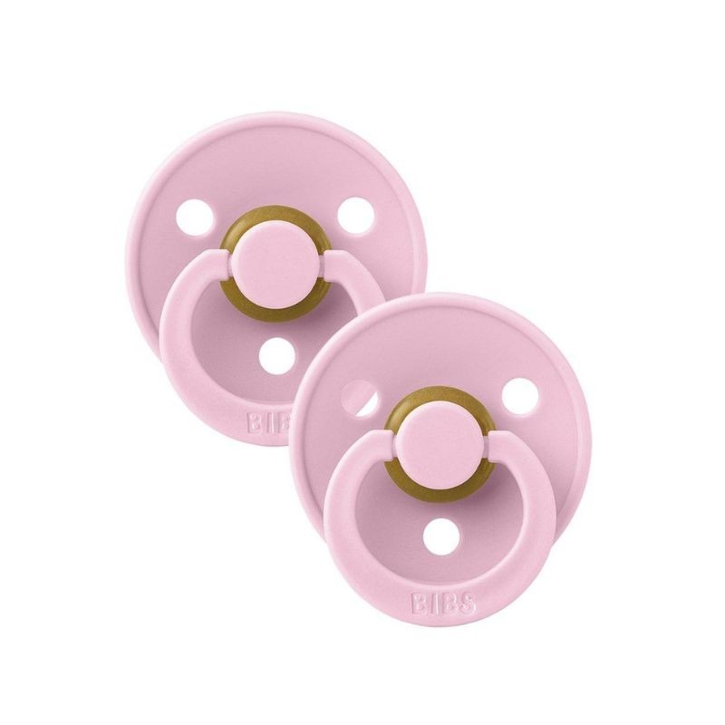 Bibs Colour 2 Chupetas Peach/Peach 6-18 meses