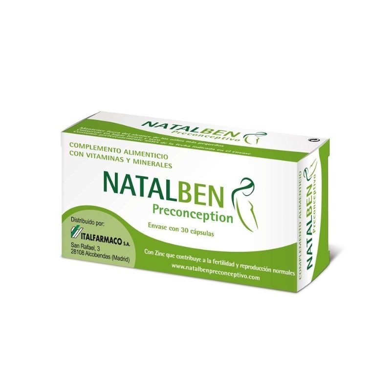 Natalben Preconceptivo 30 Cápsulas