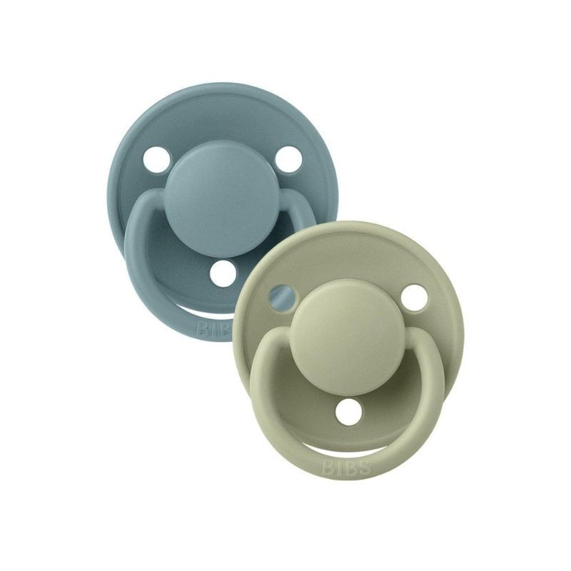 Bibs De Lux 2 Chupetas Island Sea/Sage