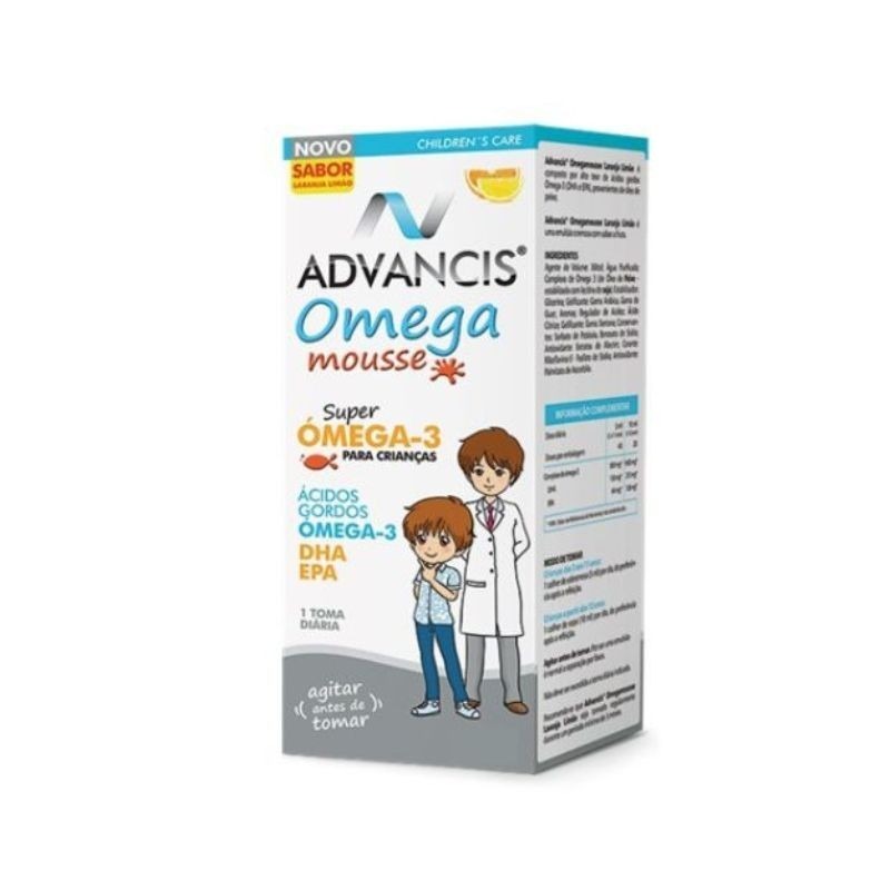 Advancis Omega Mousse Super Ómega-3 Laranja-Lima 200ml