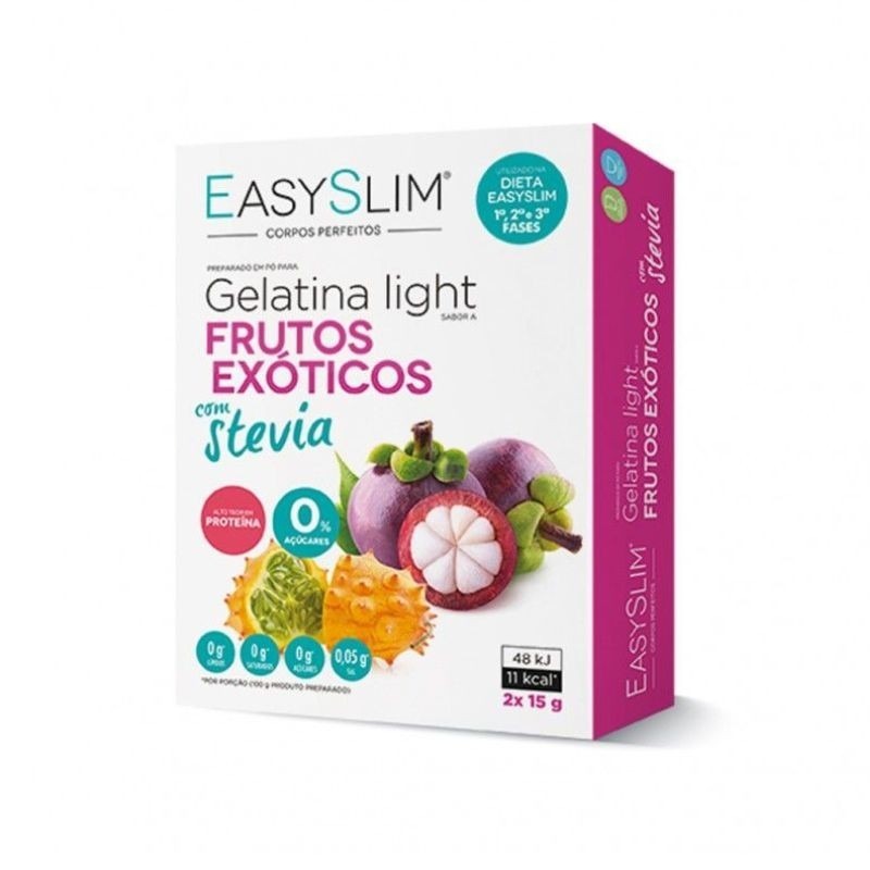 EasySlim Gelatina Frutos Exóticos 2x15g