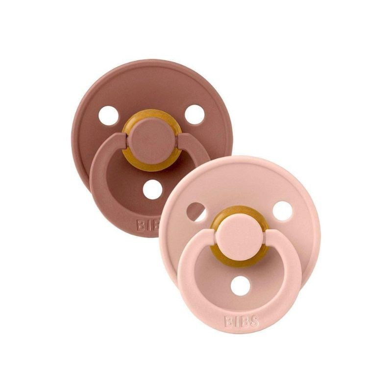 Bibs Colour 2 Chupetas Woodchuck/Blush 6-18 meses