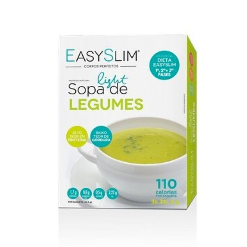 EasySlim Sopa Light de Legumes 3x30,5g EasySlim Sopa Light de Legumes 3x30,5g