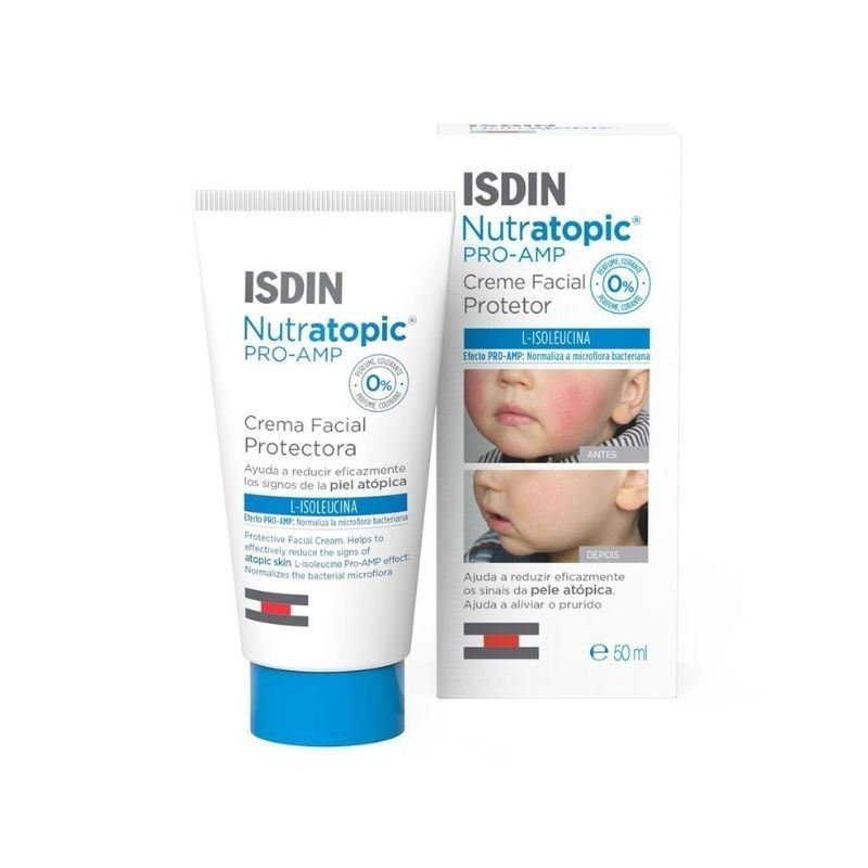 Isdin Nutratopic Pro-Amp Creme de Rosto Pele Atópica 50ml