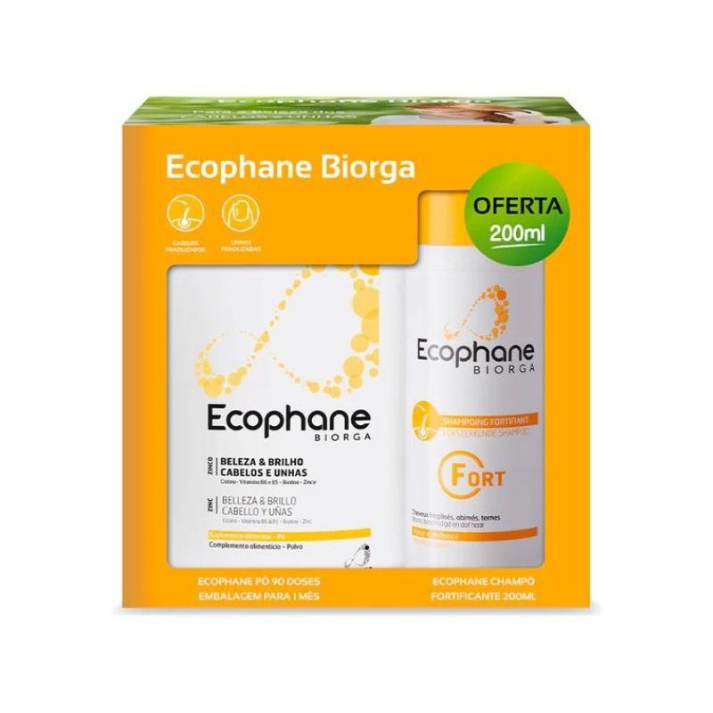 Ecophane Pó 90 Doses Oferta Shampoo Fortificante 200ml
