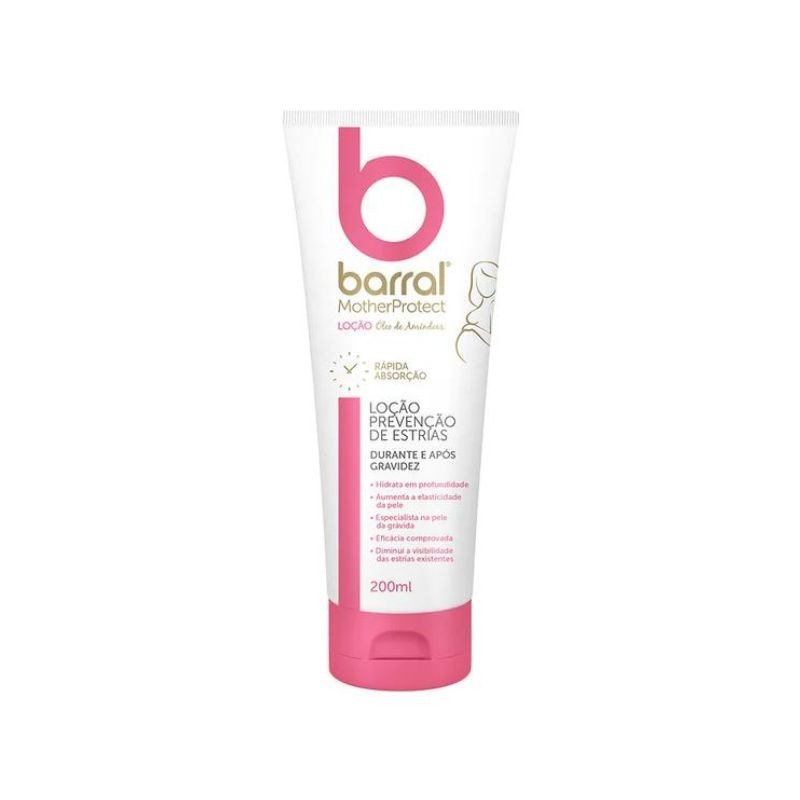 Barral Motherprotect Loção Óleo Amêndoa Doce 200ml