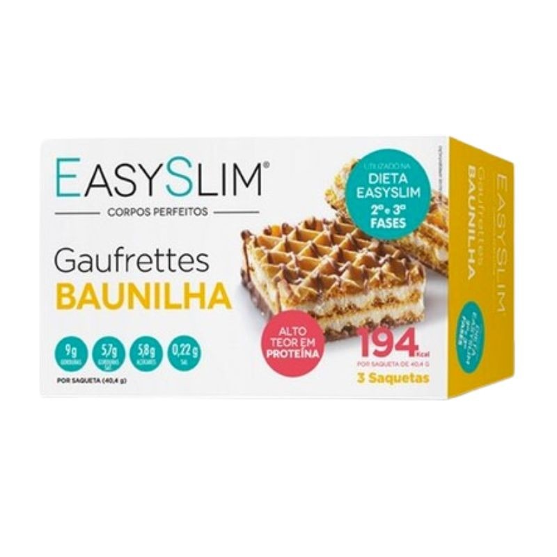 EasySlim Gaufrettes Baunilha 3x42g EasySlim Gaufrettes Baunilha 3x42g