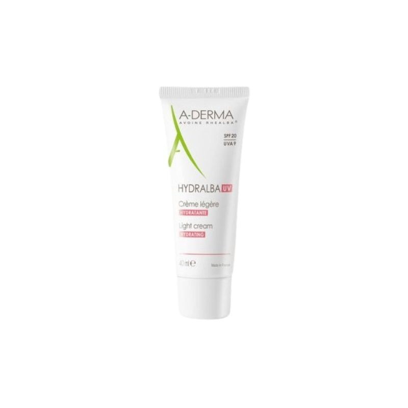 A-derma Hydralba UV Creme Hidratante Ligeiro SPF20 40ml