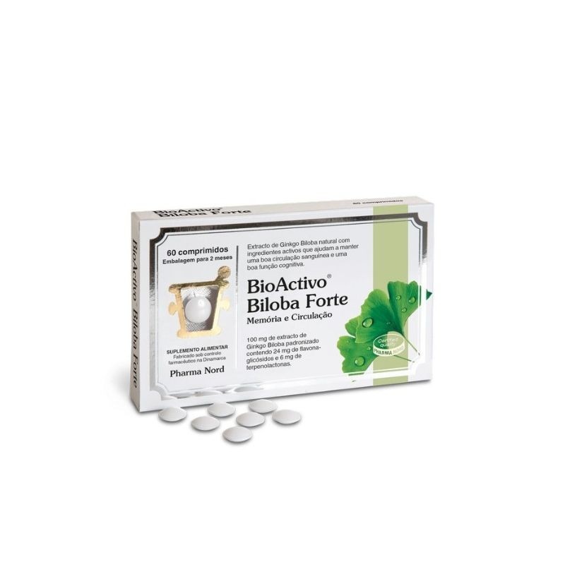 BioActivo Biloba Forte 100mg 60 comprimidos