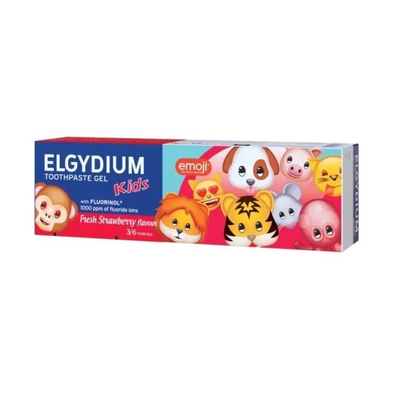 Elgydium Kids Emoji Pasta de Dentes Morango 3-6 anos Elgydium Kids Emoji Pasta de Dentes Morango 3-6 anos