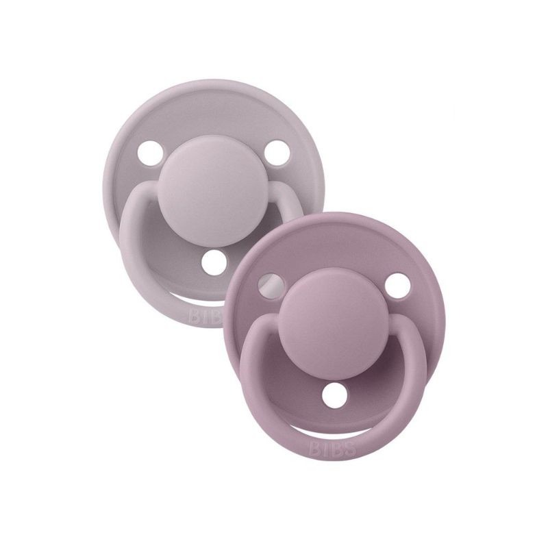 Bibs De Lux 2 Chupetas Dusky Lilac/Heather