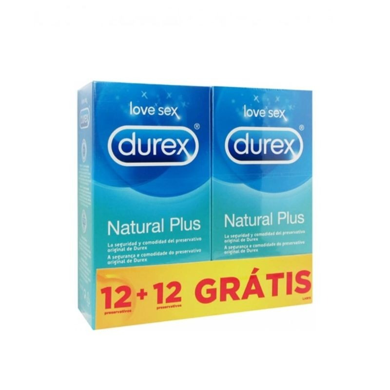 Durex Natural Plus 12 Preservativos + 12 oferta
