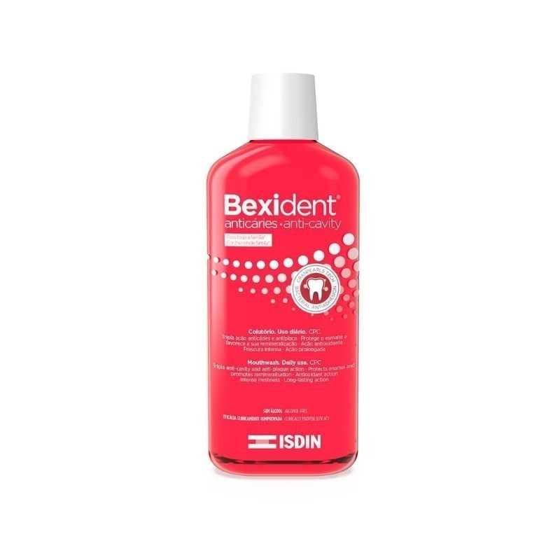 Isdin Bexident AntiCaries Colutório 500ml Isdin Bexident AntiCaries Colutório 500ml