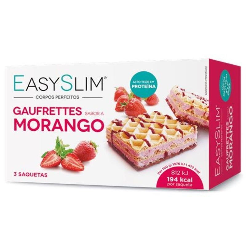 Easyslim Gaufrett Morango 41,1g X 3