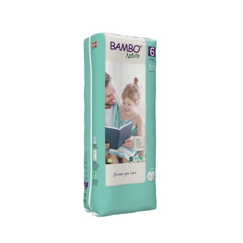 Bambo Nature Fraldas 6 XXL 16kg+ 40 Fraldas