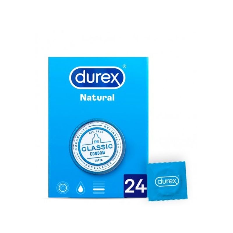 Durex Natural Plus 24 Preservativos