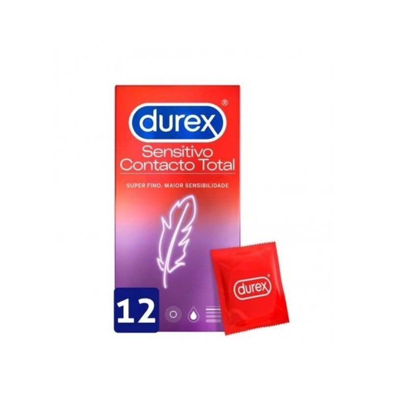 Durex Sensitivo Contacto Total 12 Preservativos