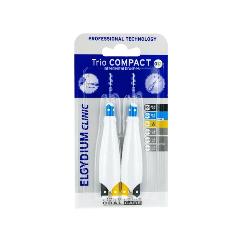 Elgydium Clinic Trio Compact Escovilhão Muito Estreitos e Mistos 2 unidades