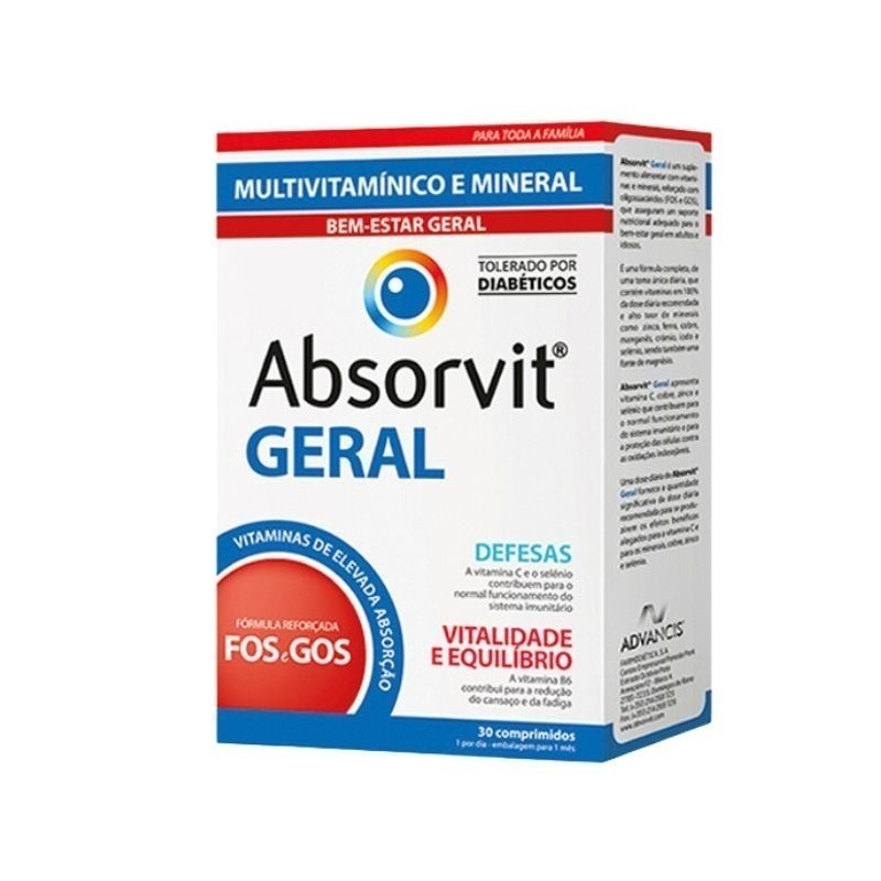 Absorvit Geral 30 comprimidos