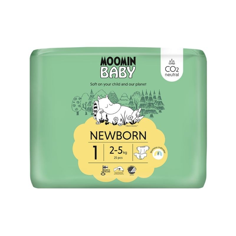 Moomin Baby Fralda T1 2-5Kg X25
