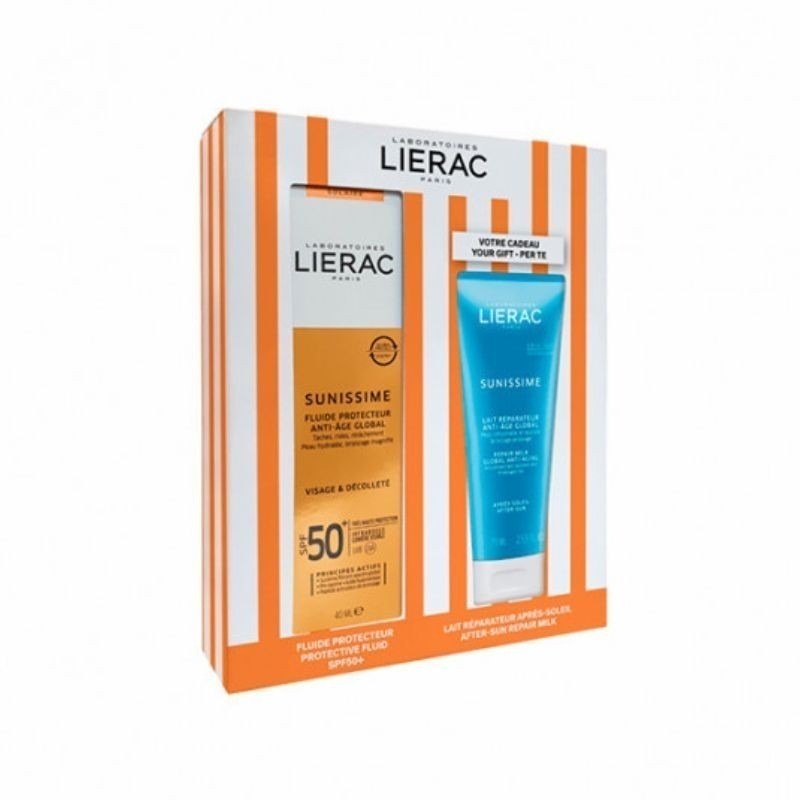 Lierac Sunissime Pack Fluido Protetor Energizante SPF50+ 40ml + Leite Pós-Solar Reparador 75ml Lierac Sunissime Pack Fluido Protetor Energizante SPF50+ 40ml + Leite Pós-Solar Reparador 75ml