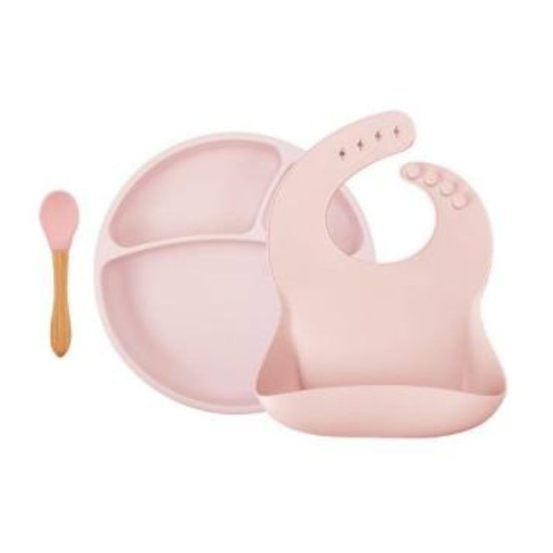 Minikoioi Conjunto de Alimentação BLW Set II Rosa