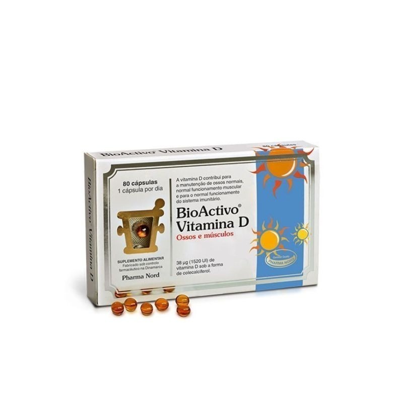 BioActivo Vitamina D 80 cápsulas BioActivo Vitamina D 80 cápsulas