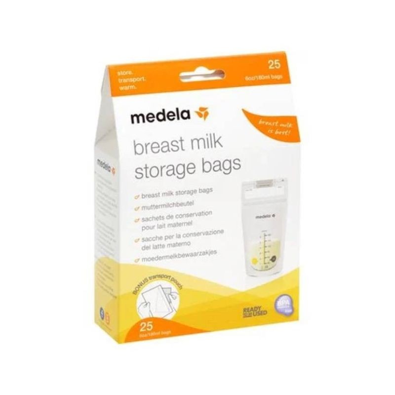 Medela Sacos de Conservação de Leite Materno 180ml 25 unidades