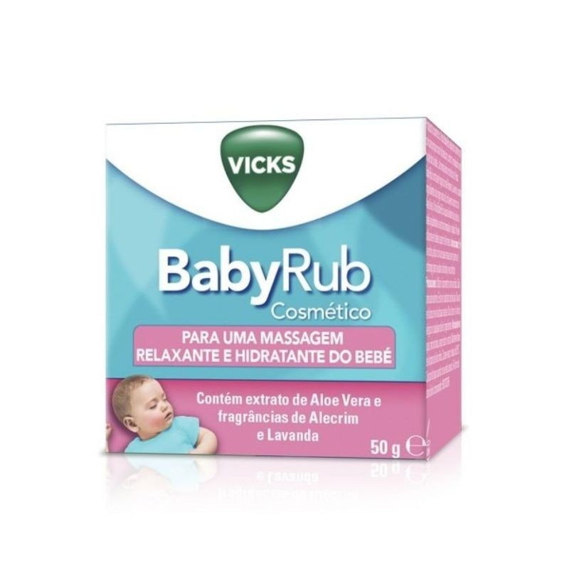 Vicks BabyRub Pomada Hidratante e Calmante 50g Vicks BabyRub Pomada Hidratante e Calmante 50g