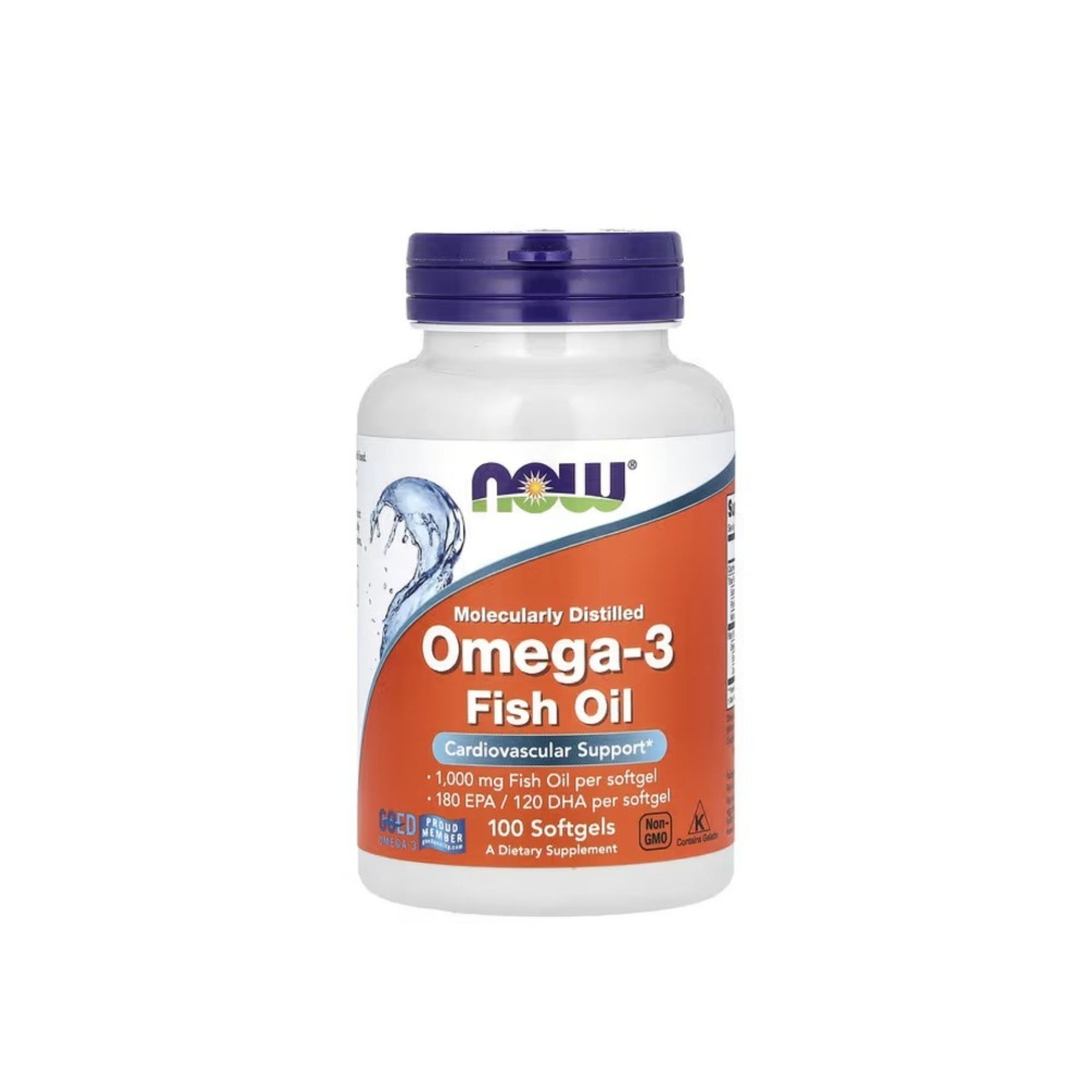Now Omega -3  Óleo de peixe 1000  100cápsulas